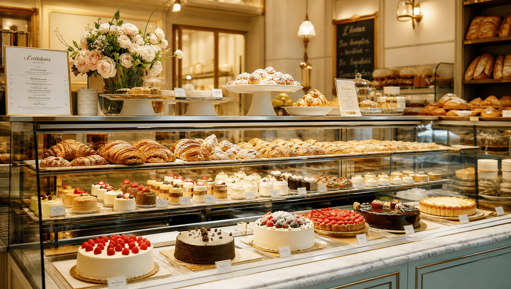 Bäckerei Auslage Hamburg